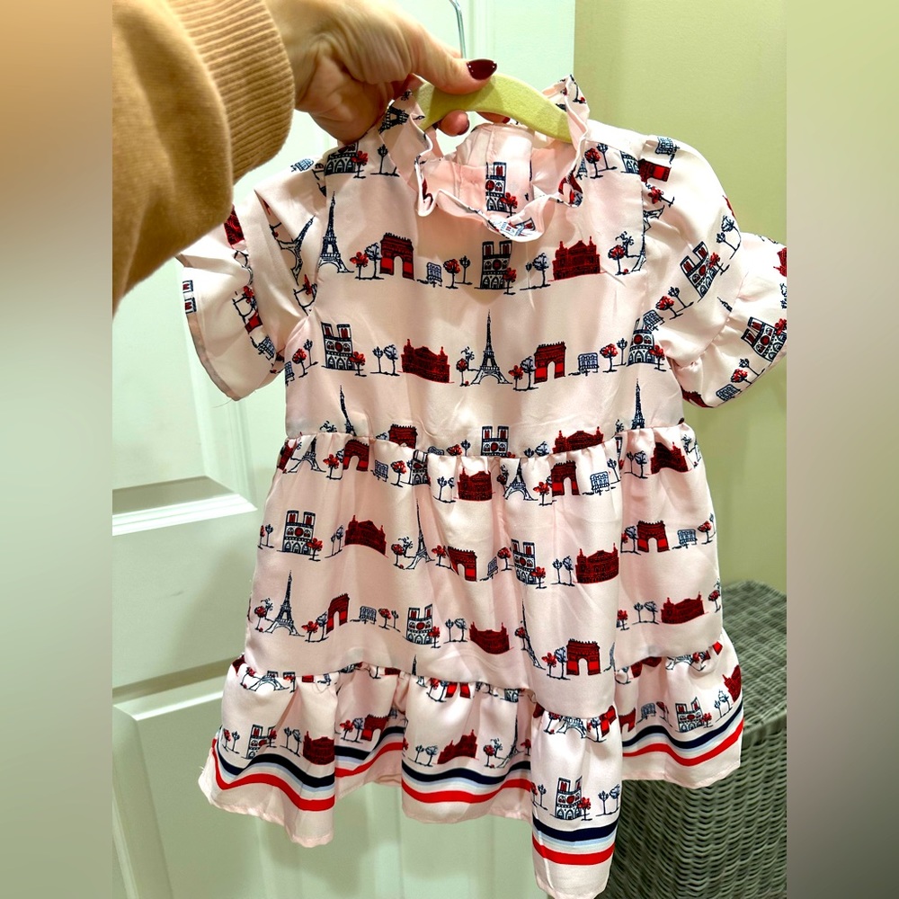 Janie and Jack girls Paris dress